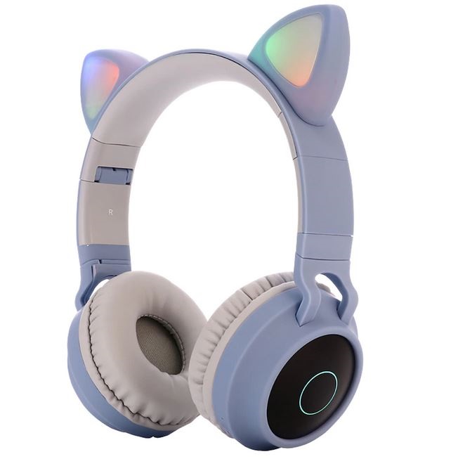 Słuchawki nauszne Bluetooth Gjby Catear CA-028 niebieskie