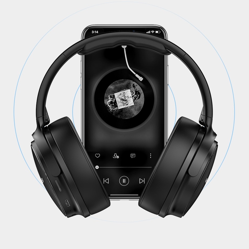 Suchawki nauszne AWEI Bluetooth A780BL czarny ALCATEL One Touch Idol 3 5.5 cala / 6