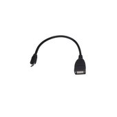 Adapter Kabel Adapter MicroUSB - OTG czarny do SONY Xperia XA1 Plus