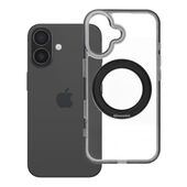 Pokrowiec Etui Frame Circle Stand z MagSafe czarne do APPLE iPhone 16