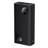Power bank Baseus Adaman2 z wywietlaczem cyfrowym 10000mAh 30W czarny do OnePlus 11R
