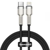 Kabel USB Baseus Cafule CATLJK-A01 Typ-C na Lightning 1m 20W czarny do APPLE iPhone 6