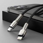 Kabel USB Baseus Cafule CATLJK-A01 Typ-C na Lightning 1m 20W czarny APPLE iPhone SE 2022 / 10