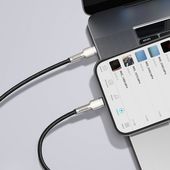 Kabel USB Baseus Cafule CATLJK-A01 Typ-C na Lightning 1m 20W czarny APPLE iPhone SE 2022 / 8