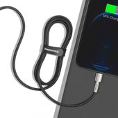 Kabel USB Baseus Cafule CATLJK-A01 Typ-C na Lightning 1m 20W czarny APPLE iPhone SE 2022 / 9
