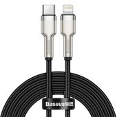 Kabel USB Baseus Cafule CATLJK-B01 Typ-C na Lightning 2m 20W czarny do APPLE iPhone 13 Pro