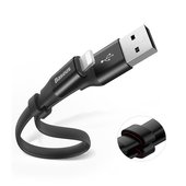Kabel USB Baseus Nimble 0.23m 2A Lightning czarny APPLE iPad 7 10.2 / 12