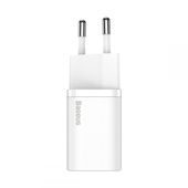 Ładowarka sieciowa Baseus Super Si 20W z kablem Typ-C na lightning biała APPLE iPhone 6 Plus / 2