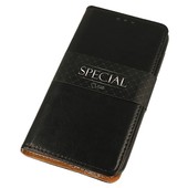 Pokrowiec etui skrzane Flexi Book Special czarne do APPLE iPhone X Plus