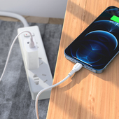 Kabel USB Borofone BX51 Triumph Typ-C na Lightning 2,4A 1m biały APPLE iPad 7 10.2 / 3
