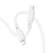 Kabel USB Borofone BX94 Crystal color Typ-C na Lightning 20W 1m biały APPLE IPAD 9.7 2017 2018 / 2
