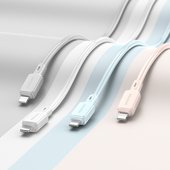 Kabel USB Borofone BX94 Crystal color Typ-C na Lightning 20W 1m biały APPLE IPAD 9.7 2017 2018 / 4