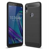 Pokrowiec etui pancerne Karbon Case czarne do ASUS ZenFone Max Pro M1