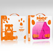 Pokrowiec etui Dux Ducis Panda różowe APPLE IPAD 9.7 2017 2018 / 9