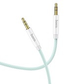 Kabel USB HOCO UPA19 AUX Audio Jack 3,5mm na Jack 3,5mm 2m zielony do BLACKBERRY 9900 Bold