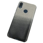 etui na ty� etui z brokatem Bling Ombre czarne do HUAWEI Y6s