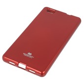 Pokrowiec etui silikonowe Mercury JELLY CASE czerwone do ASUS Zenfone 4 ZE554KL