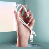 Kabel USB Joyroom USB - Lightning 2,4A 1,2 m S-1224N2 biały APPLE iPad 7 10.2 / 2