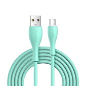 Kabel USB Joyroom Typ-C 3A 1m S-1030M8 zielony do Vivo V29e 5G