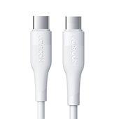 Kabel USB Joyroom wytrzymay USB Typ-C na USB Typ-C 1,8m biay do Oppo Reno 8 Lite 5G