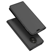 etui z kieszonk� etui book z podstawk� DuxDucis SkinPro szare do MOTOROLA Moto G6 Plus