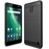 etui pancerne etui pancerne Karbon Case czarne do NOKIA 2.2