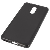 etui prze�roczyste silikonowe etui BACK CASE czarne do NOKIA 6
