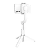 Statyw wysignik selfie Gimbal Teleskopowy jednoosiowy biay do Vivo T1 5G