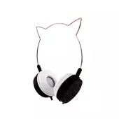 Suchawki nauszne przewodowe CAT EAR YLFS-22 czarne do HTC Wildfire E2 Play
