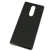 Pokrowiec silikonowe etui BACK CASE matowe czarne do SONY Xperia 1