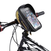 Uchwyt rowerowy Wozinsky Torba rowerowa na kierownic WBB18BK czarny do APPLE iPhone 15 Pro Max