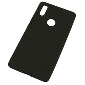 Pokrowiec etui silikonowe Plush Case czarne do Xiaomi Mi 8 SE
