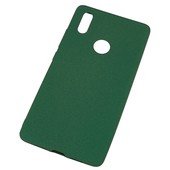 Pokrowiec etui silikonowe Plush Case zielone do Xiaomi Mi 8 SE