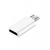 Adapter przejciwka USB Typ-C na USB Micro biay do ARCHOS 55 Graphite