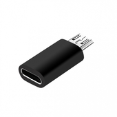 Adapter przejciwka USB Typ-C na USB Micro czarny do Meizu 18x