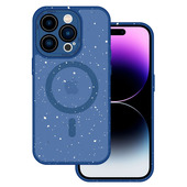 Pokrowiec etui Magnetic Splash Frosted Case granatowy do APPLE iPhone 11