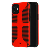 Pokrowiec etui pancerne Grip Case czerwone do APPLE iPhone 12 Mini