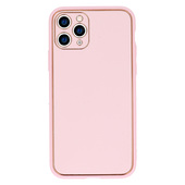 Pokrowiec etui silikonowe Luxury Case jasnorowe do APPLE iPhone 14