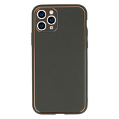 Pokrowiec etui silikonowe Luxury Case szare do APPLE iPhone 14