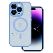 Pokrowiec etui Magnetic Splash Frosted Case jasnoniebieski do APPLE iPhone 14 Pro