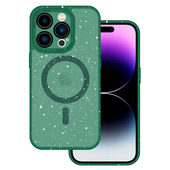 Pokrowiec etui Magnetic Splash Frosted Case zielony do APPLE iPhone 14 Pro