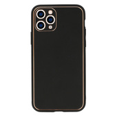 Pokrowiec etui silikonowe Luxury Case czarne do APPLE iPhone 14 Pro