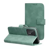 Pokrowiec etui z klapk na magnes Tender Book zielone do APPLE iPhone 14 Pro Max