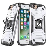 Pokrowiec etui pancerne Wozinsky Ring Armor srebrne do APPLE iPhone 15 Plus