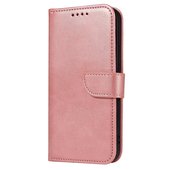 etui z kieszonk� etui z klapk� na magnes Fancy Magnet r�owe do APPLE iPhone 15 Pro