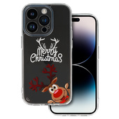 Pokrowiec etui witeczne Christmas Case wzr 1 Clear do APPLE iPhone 15 Pro Max
