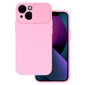 Pokrowiec etui z elastycznego TPU Camshield Soft jasnoróżowe do APPLE iPhone 15 Pro Max