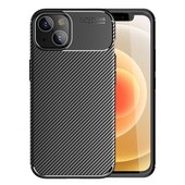pokrowiec etui pancerne Carbon Armor czarne do APPLE iPhone 16e