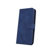 Pokrowiec etui z klapką na magnes Smart Velvet granatowe do APPLE iPhone 7