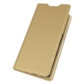 Pokrowiec etui book z podstawk� DuxDucis SkinPro z�ote do APPLE iPhone SE 2020